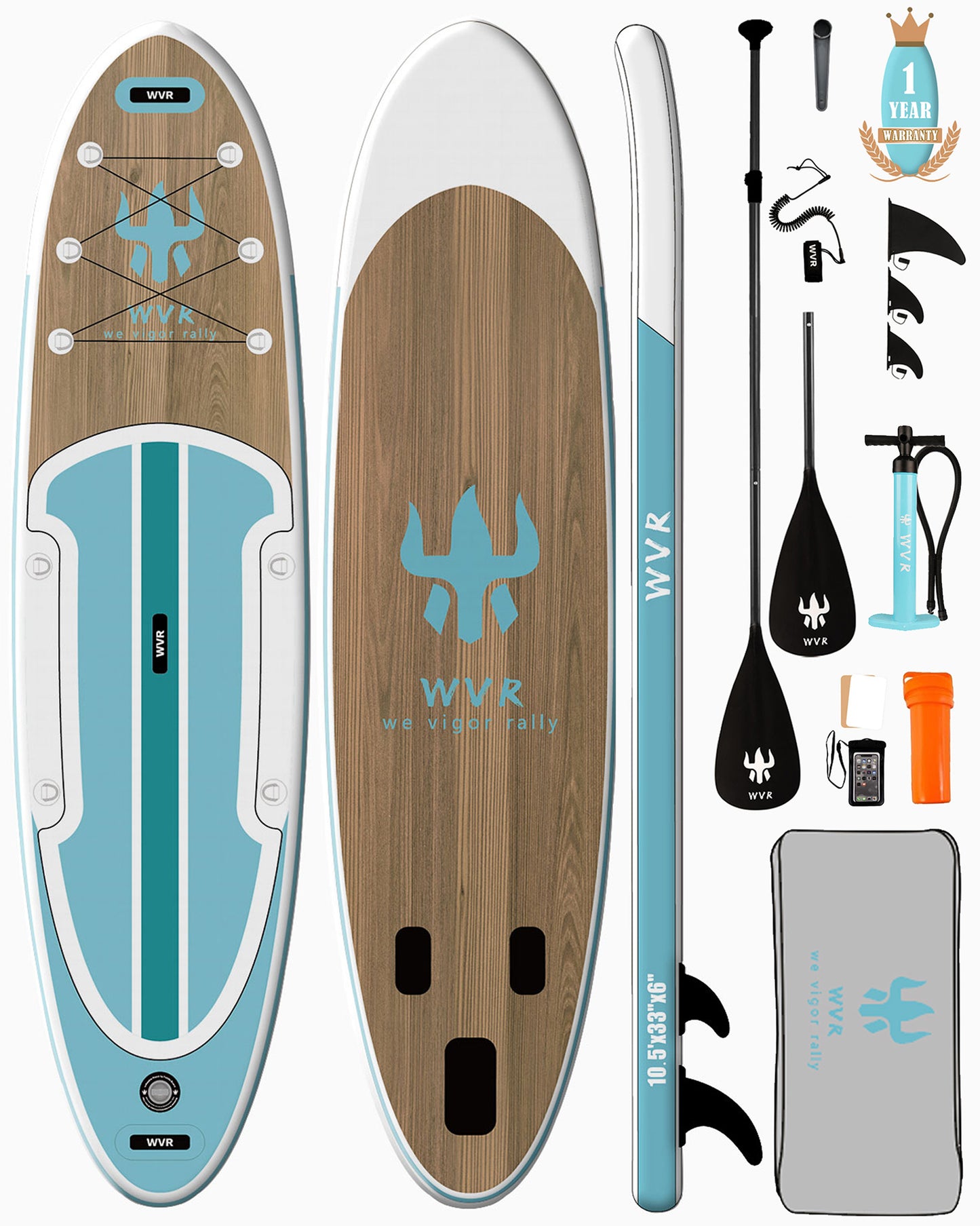 WVR 11'6" Orange Inflatable Paddle Board