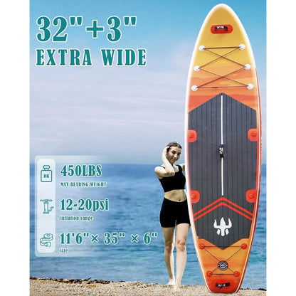 WVR 11'6" Orange Inflatable Paddle Board